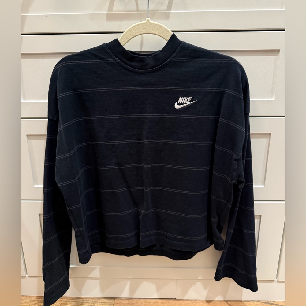Nike Black Long Sleeve Top